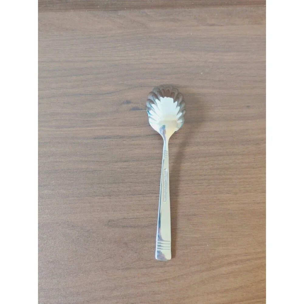 Reed & Barton Casserole Spoon Brighton Stainless 18/10 Silverware Flatware